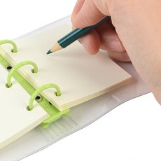 투명 미니 링바인더 케이스 속지, 무지종이 60매