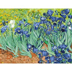 모모픽스페인팅 DIY명화그리기 60x75cm, WP07 고흐 붓꽃
