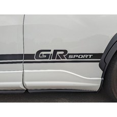 Corolla CROSS GR Sport 車身貼, 1個, GR SPORT 單黑標 - 黑(兩側), 黑