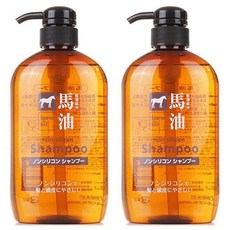 쿠마노 마유 내추럴 헤어 샴푸, 2개, 600ml