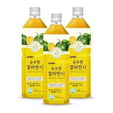 GNM 자연의품격 순수한 깔라만씨, 3개, 1L
