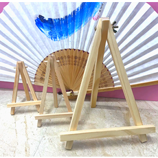 [3323]휴대용 미니 나무 이젤 소 8X13cm 캔버스 액자 미술 거치대 받침대