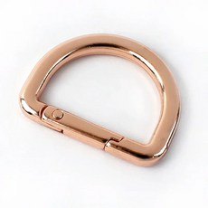 5/10/20Pcs D 링 스프링 키 체인 후크 Carabiner 클립 스냅 후크 열쇠 고리 버클 가방 배낭 스트랩 하드웨어 액세서리, RoseGold, RoseGold