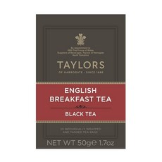 Taylors of Harrogate 잉글리시 브렉퍼스트 티백 20개, 20 Count (Pack of 1), English, 1, 50g