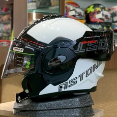 Astone RV6 ZC01 白紅 後掀式可樂帽 亞洲版 全罩式安全帽, M