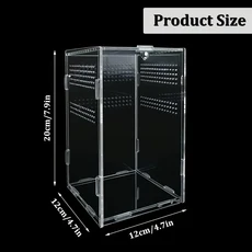 다용도 애완동물 사육 상자 (거북이 도마뱀 고슴도치 소형 파충류 및 양서류용) 다양한 종에 적합한 전문, 01 1pc