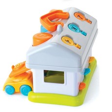 돌아기 감각발달 주차장 도형놀이 교육완구 맞추기교구 조카선물 돌봄교실, 1개