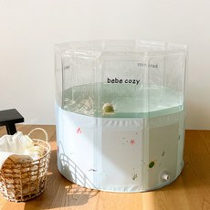 베베코지 신생아 아기 수영장 접이식 물놀이 볼풀장 플레이매트 베이비 수영장, 1개 1개