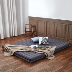 더릭스홈 9존 토퍼 매트리스, 차콜, 6cm