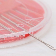 바늘통 랜덤색상 케이스세트 보관함 반짇고리, 1개