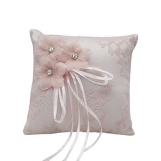 결혼식을 위한 우아한 반지 무기명 베개 부드러운 쿠션 리본 결혼식, 06 White-20cm-, 6. Red-20cm-