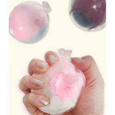 크런치 말랑이 왁스 스퀴시 슬랑이 왁스 뿌시기 왁뿌 볼 스트레스 해소 촉감놀이 바사삭 ASMR, ML 2 두쫀쿠
