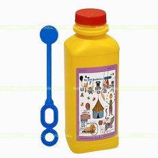 월성 비누방울액 500L (비눗방울 스틱포함 비누방울놀이 비눗방울 리필액 비누액), 500ml 1개
