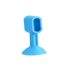 硅膠門吸免打孔門擋門碰, 藍色, 1個