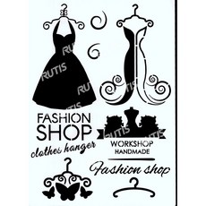 A40-0151型染版(Stencil)-蝶古巴特DIY-簍空模板-塗鴉模版-繪畫模版, 1個, A40-0151