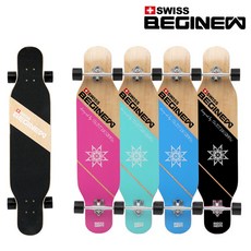 스위스비기뉴 롱보드 41인치 STAR 스타 스케이트보드 티툴+가방, 41인치_STAR_민트, 1개