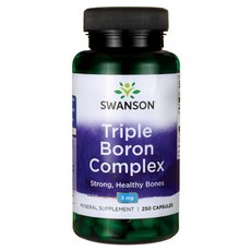 Swanson 斯旺森 3重硼複合膠囊 3mg, 250顆, 1罐