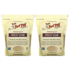 밥스레드밀 밀배아 분말 가루 Wheat Germ 340g x2개, 2개