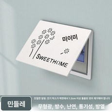 인터폰배전박스 배전판커버 계량기 두꺼비집 가리개 분전함, 상단 플립 커버, 댄디라이언 2025 모델