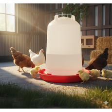 지피코 닭물통 자동급수기 닭모이통 병아리 닭장모이통, 유노이아 닭물통 2.5L