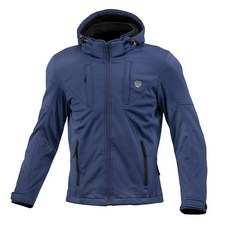 코미네 KOMINE 바이크용 재킷 JK6022 프로텍트 소프트쉘 시스템 파카 Neo Navy M