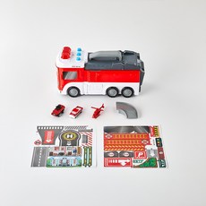 모던하우스 폴딩 플레이 변신트럭, 소방차, 1개