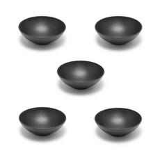 라이프초이스 블랙 멜라민 모던볼, 2호 5개입