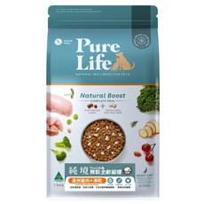 Pure Life 純境 無穀凍乾貓飼料 澳洲雞肉 全齡貓 1.5kg, 1個, 全齡貓 - 澳洲雞肉+凍乾,1.5kg*1包