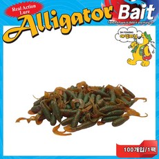 엘리게이터 트리플웜2인치 벌크포장 100개입/TRIPPLE 40/ 쏘가리 꺽지 송어 볼락, 5.모터오일(PA16), 1개