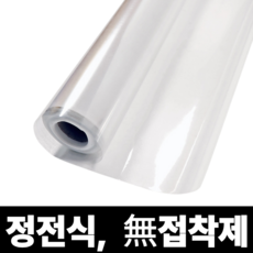 홈커버랩 무점착 정전식 벽면 주방 오염방지 보호 필름, 투명
