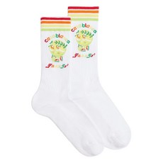 카사블랑카 레인보우 스트라이프 양말