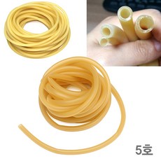라텍스 천연고무 4호~10호 고무관 새총 작살 고무줄, 2. 천연고무관 5호 1kg