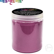 JINI 색모래 250g 자주 유아놀이완구