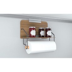 佳飾美 台灣製造 木紋置物紙巾架 易利勾 EZ勾 廚房收納 餐具收納, 1個