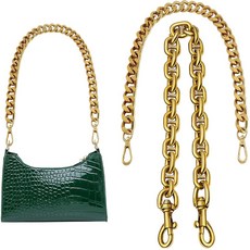 JehaYu 가방 체인 골드 지갑 백 청키 스트랩 핸드백 참 액세서리 골드-2개 143811, JehaYu 가방 체인 골드 지갑 백 청키 스트랩 핸드