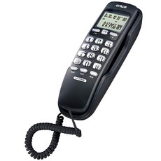 GUARD吉 G-PLUS可壁掛來電顯示有線電話LJ-1704W 家用電話 市內電話 壁掛式電話 有線電話, 黑色, LJ-1704W