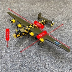 交通模型擺件 戰鬥機航模1:144美式B240戰鬥機閤金模型飛機模型航模擺件0式二戰, 1個, 急速包郵拍這個