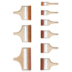 화홍 배경붓 132 낱개 (호수선택) /빽붓/넓은붓, 1개, 6호
