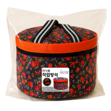 [농사의자/작업방석] 허리 무릎 보호 / 국산 원형 고신축 밴드 from 티제이글로벌(따사롬), 1개, 꽃무늬 밴딩 대형