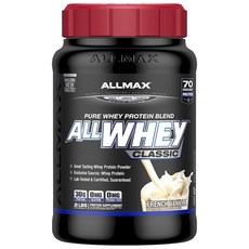 ALLMAX 乳清蛋白粉, 法國香草風味, 1罐, 907g