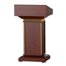 사회자 단상 교탁 미팅룸 강연 교수대 강당 강사, T002 레드 우드