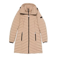 DKNY 퀼팅 후드 파카