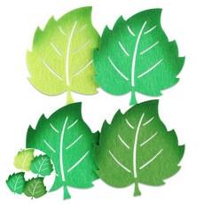 [팔마누] 유치원게시판 펠트장식 게시판꾸미기 포도 나뭇잎 신형 투톤