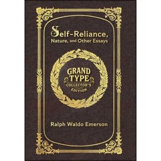 (英文圖書)Large Print - Self-Reliance Nature and Other Essays - Grand Type Collector's E... 精裝版, Grand Type Classics, English, Hardcover