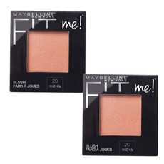 메이블린 핏 미! 블러쉬 파드 a 쥬, 2개, 020(Mauve)