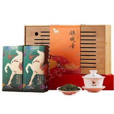특급 안계철관음 500g 청향형 우롱차 고품질 춘차 대나무포장 선물세트, 1개, 1개입