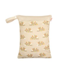 台灣出貨 尿布袋 防水尿布袋 防水袋 尿布收納 媽媽包 媽咪包 尿布包 推車掛袋 萬用袋 環保袋 髒衣袋 多層分隔 新款尿布袋40*30-日出印象: