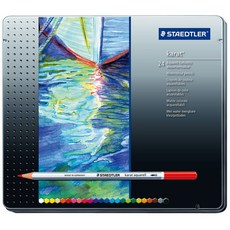 富福里 德國 施德樓 STAEDTLER 金鑽級水性色鉛筆24色組 MS125M24, 1個