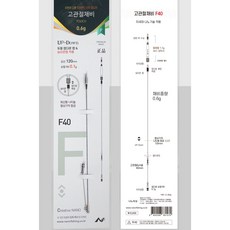나노피싱 터치 업다운 고관절채비 F40 120/0.6g, 터치 업다운 고관절