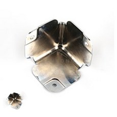 이렌콩 코너보호대 삼면 크롬 중 가구모서리 어린이집모서리보호대 모서리커버, 1개